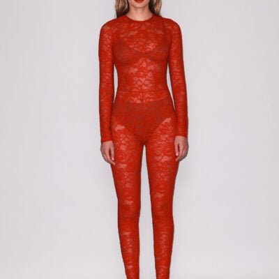 fleur du mal Lace Catsuit - Image 1