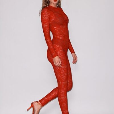 fleur du mal Lace Catsuit - Image 2