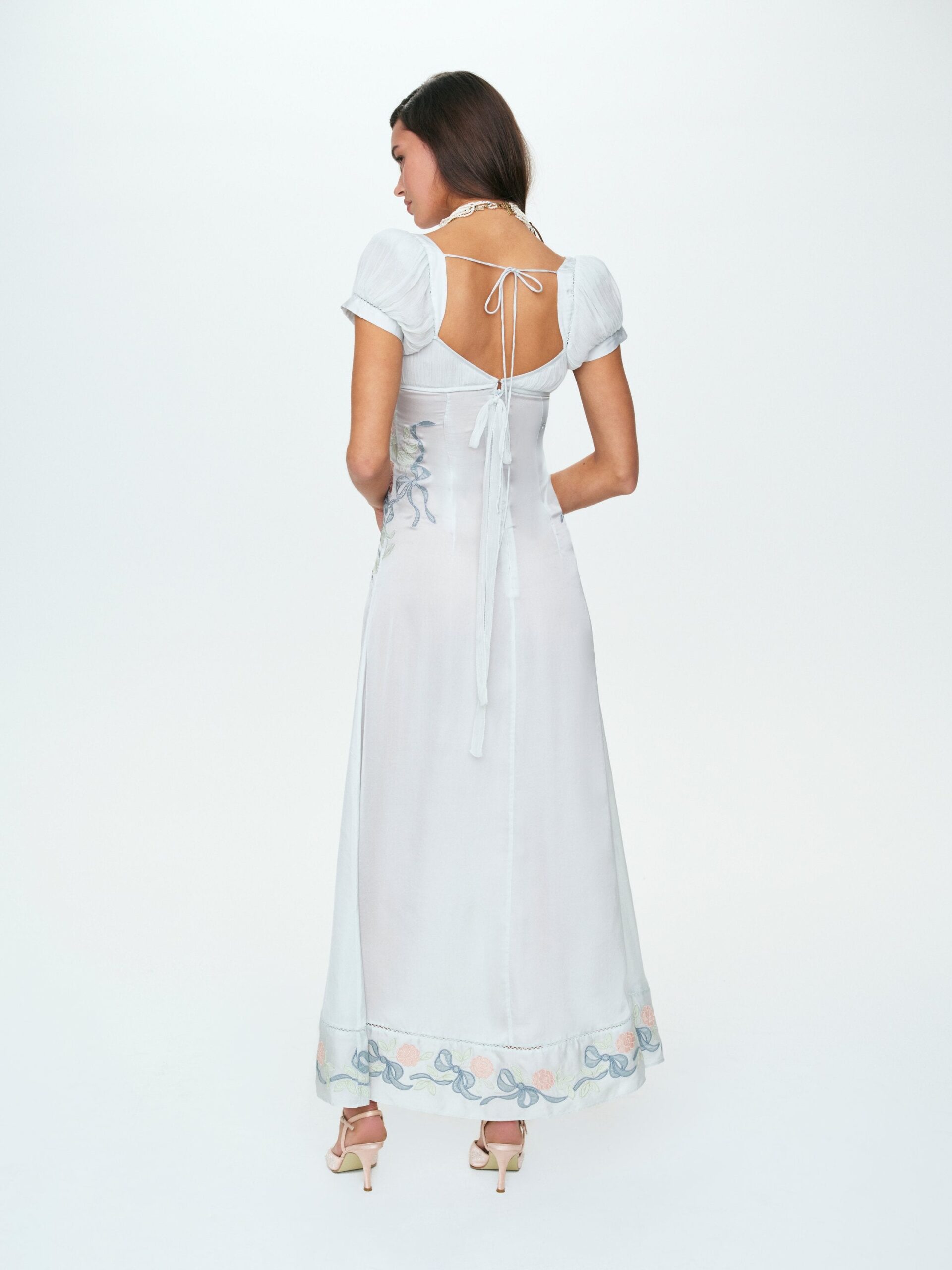 MNFO041026035745111_3 For Love & Lemons Zinnia Rose Embroidered Maxi Dress - Image 3