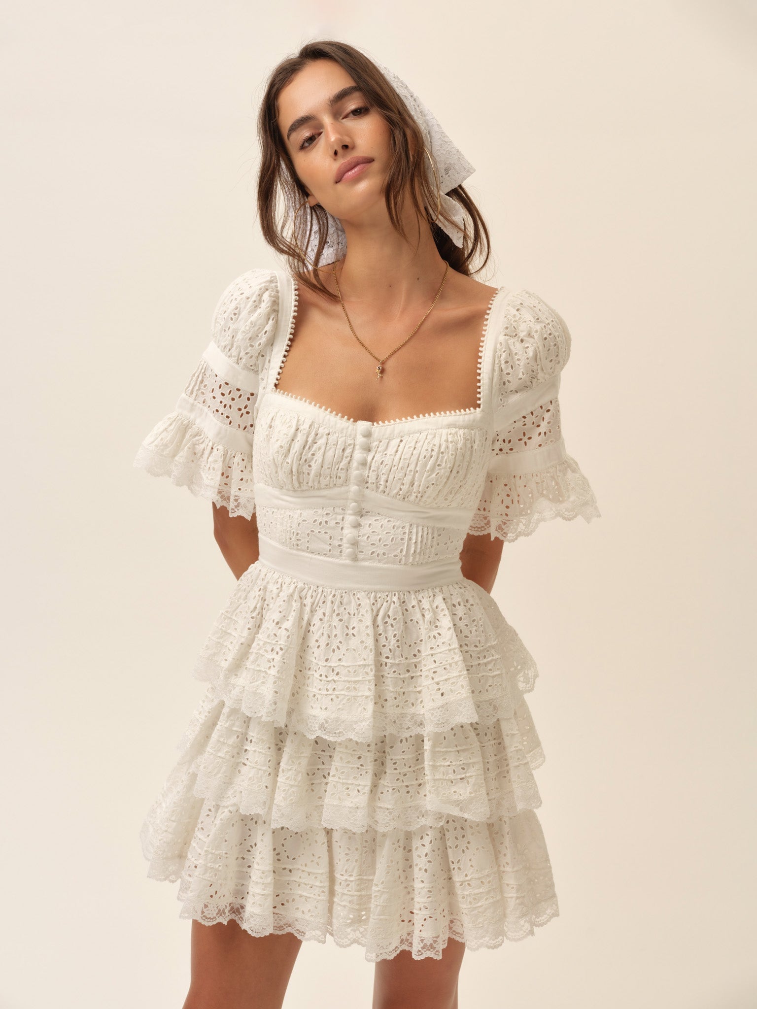 For Love & Lemons Willa Mini Dress - Image 1