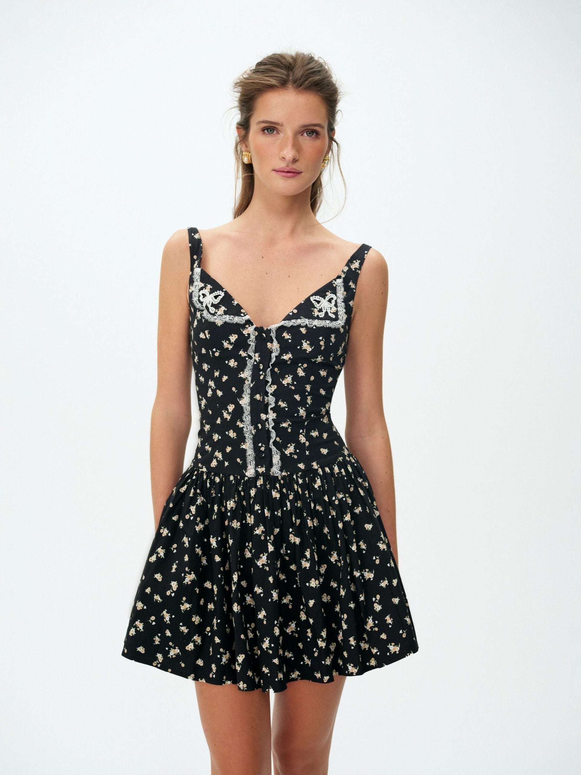 MNFO041026035745116_2 For Love & Lemons Western Wildflower Mini Dress - Image 2