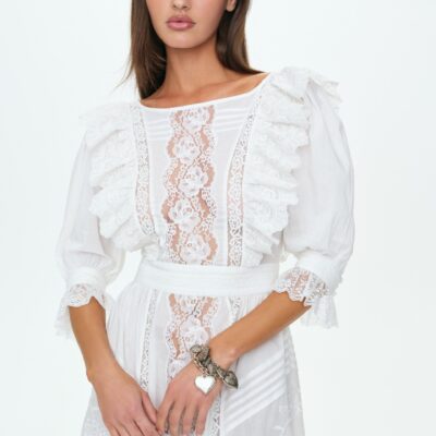 For Love & Lemons Victorian Maxi Dress - Image 1