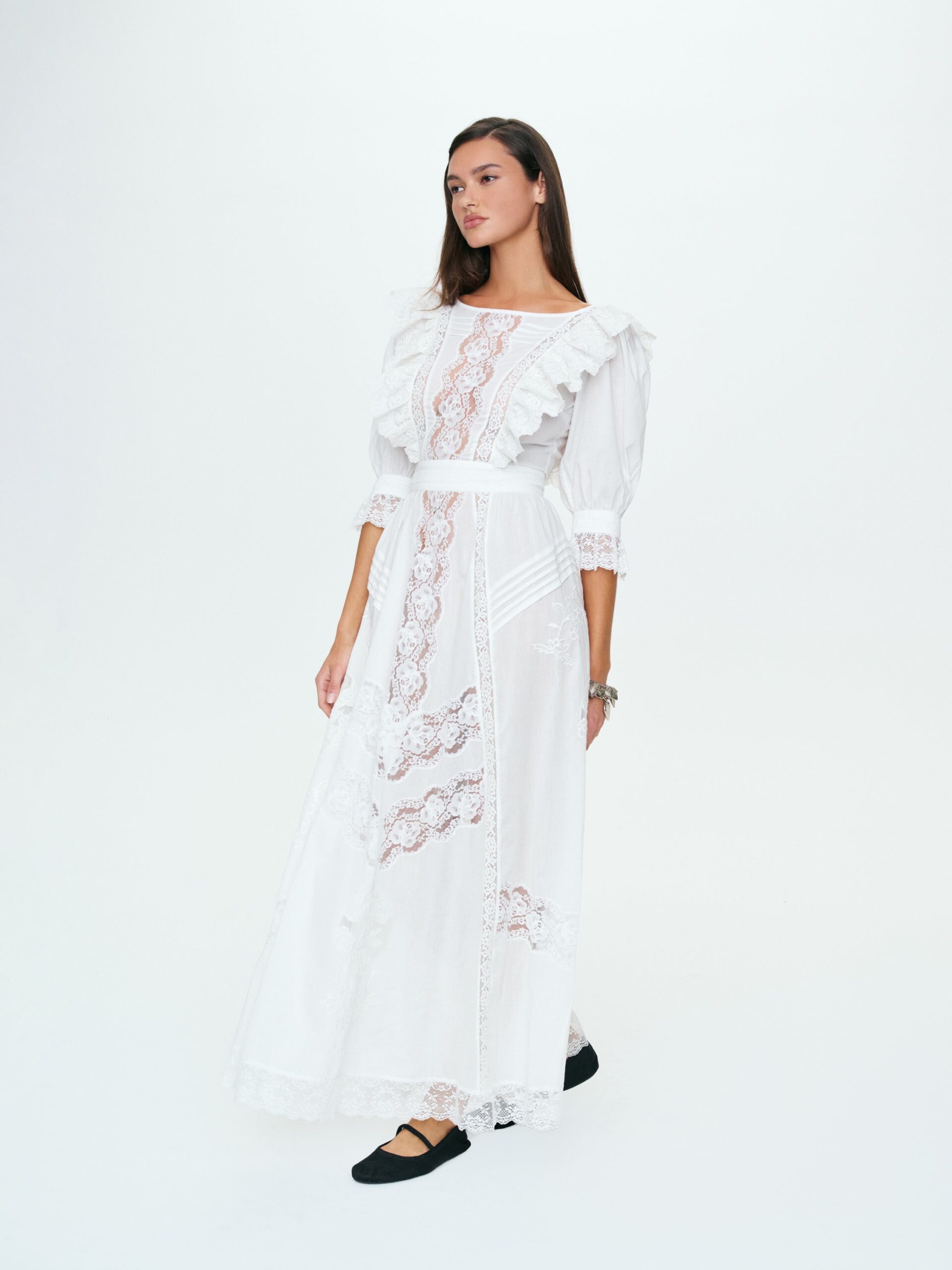 MNFO041026035745120_2 For Love & Lemons Victorian Maxi Dress - Image 2