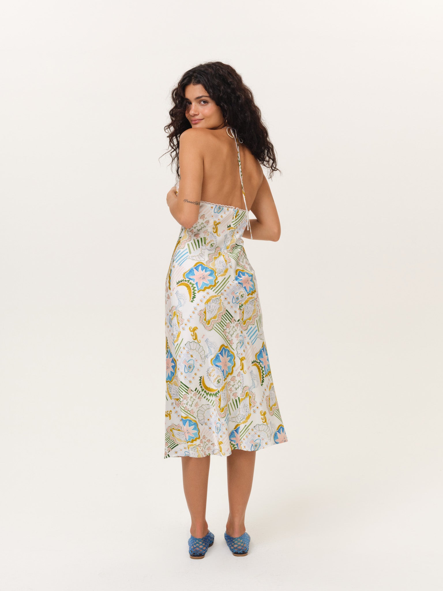 MNFO041026035745130_3 For Love & Lemons Tide Pool Midi Dress - Image 3