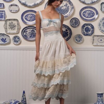For Love & Lemons Tessa Midi Dress - Image 1