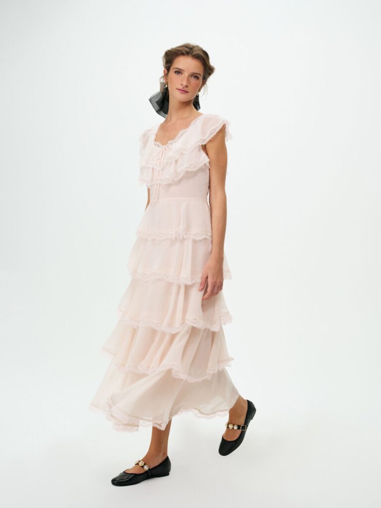 For Love & Lemons Taylor Midi Dress - Image 1