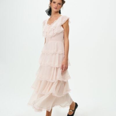 For Love & Lemons Taylor Midi Dress - Image 1