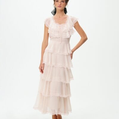 For Love & Lemons Taylor Midi Dress - Image 2