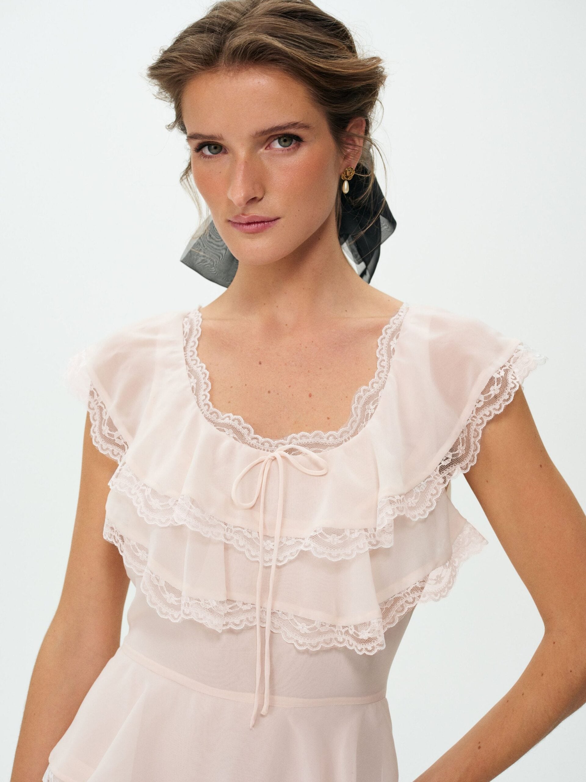 For Love & Lemons Taylor Midi Dress - Image 3