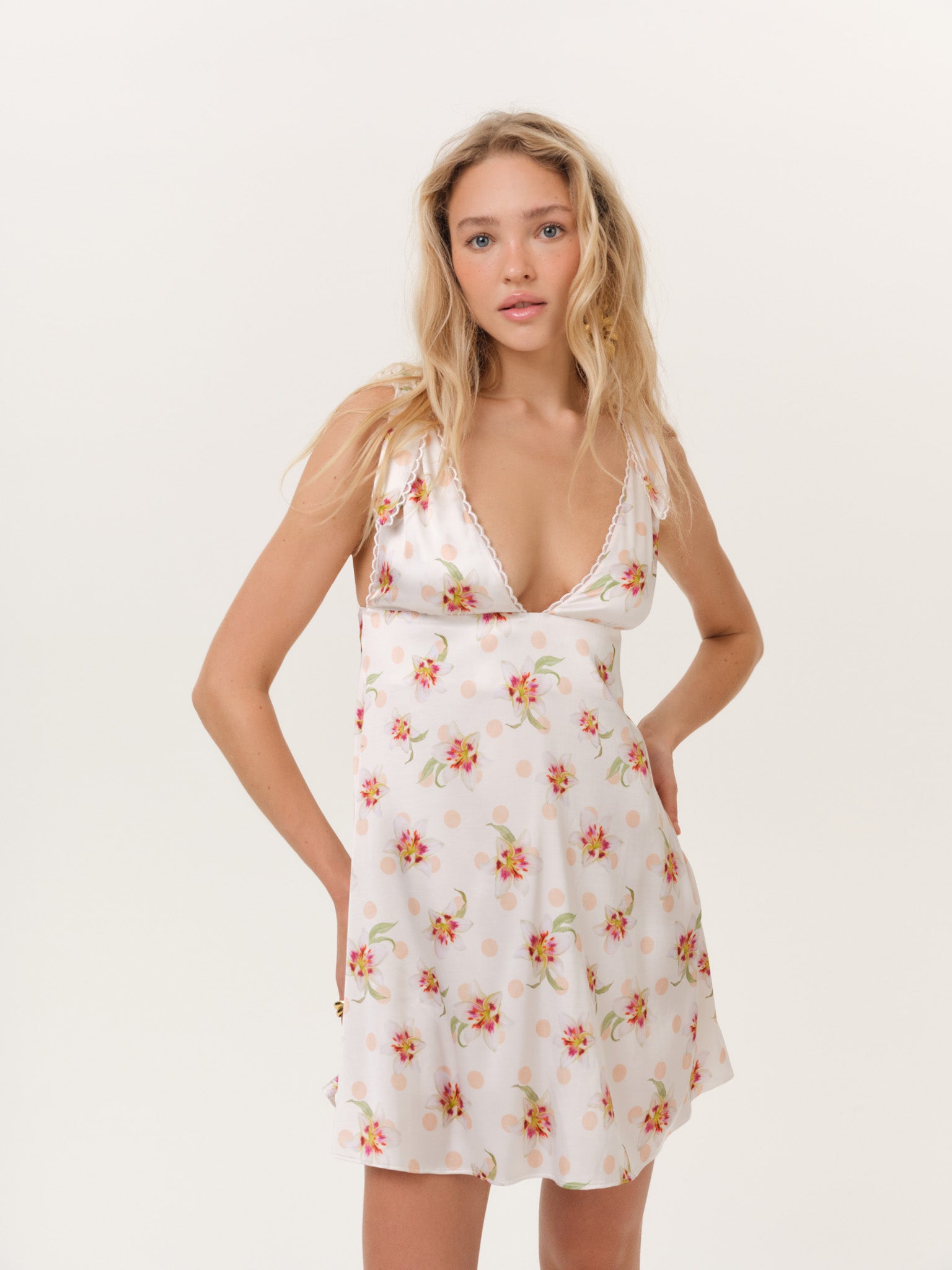 For Love & Lemons Sunrise Lily Mini Dress - Image 1
