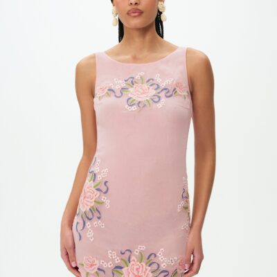 For Love & Lemons Stella Beaded Mini Dress - Image 1