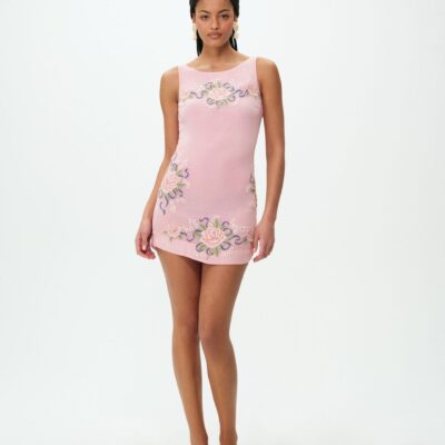 For Love & Lemons Stella Beaded Mini Dress - Image 2