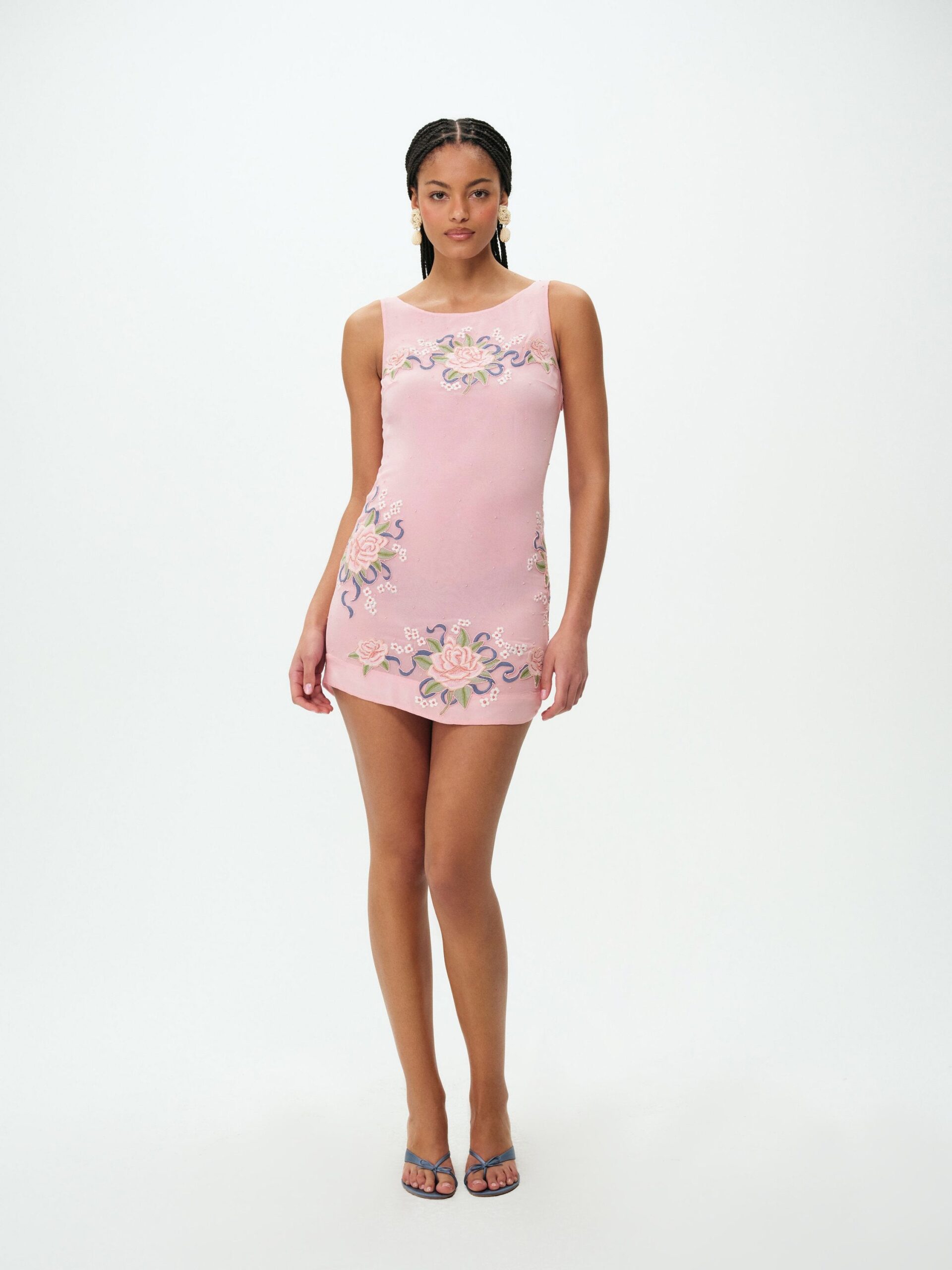 MNFO041026035745143_2 For Love & Lemons Stella Beaded Mini Dress - Image 2