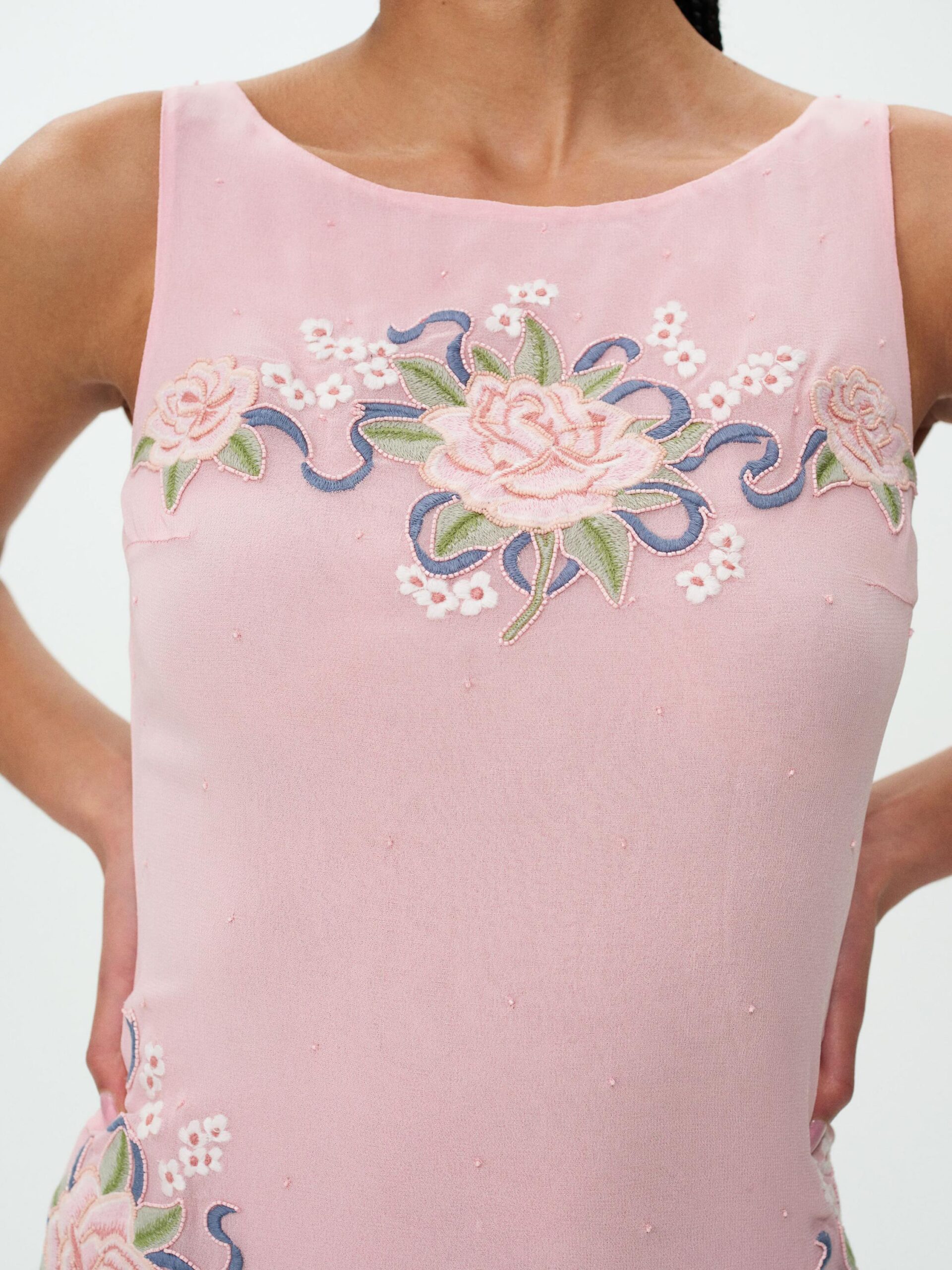 MNFO041026035745143_3 For Love & Lemons Stella Beaded Mini Dress - Image 3