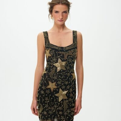 For Love & Lemons Shooting Stars Beaded Mini Dress - Image 2