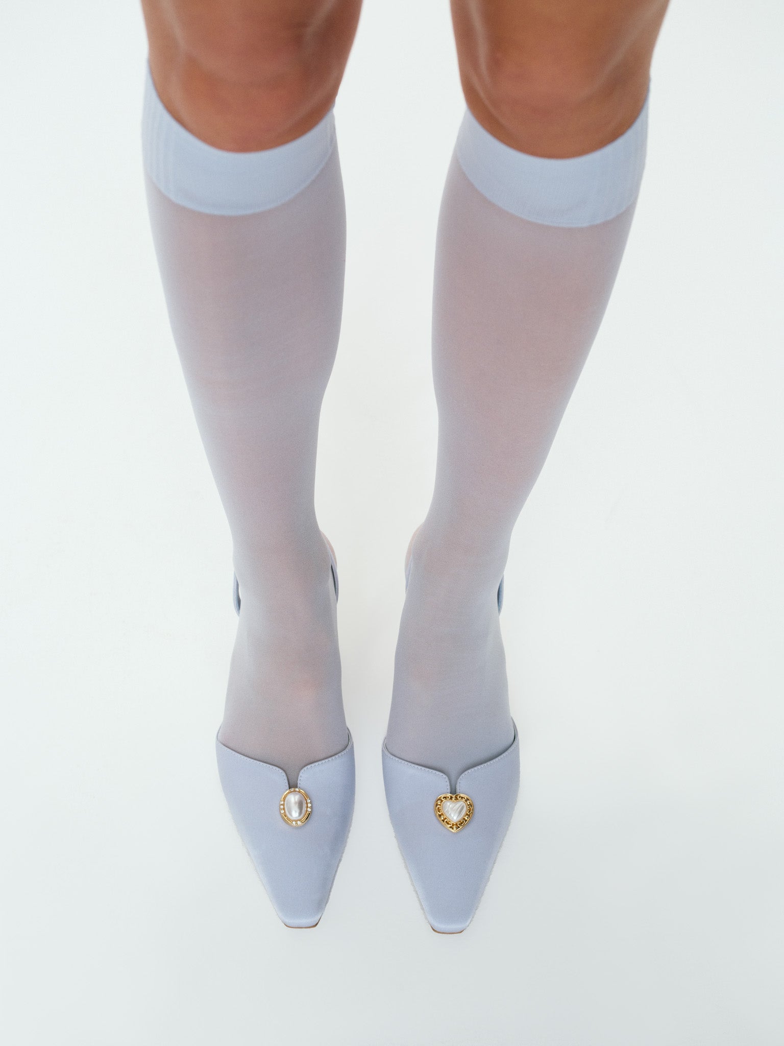 MNFO041026035745156_2 For Love & Lemons Sheer Knee Highs - Image 2