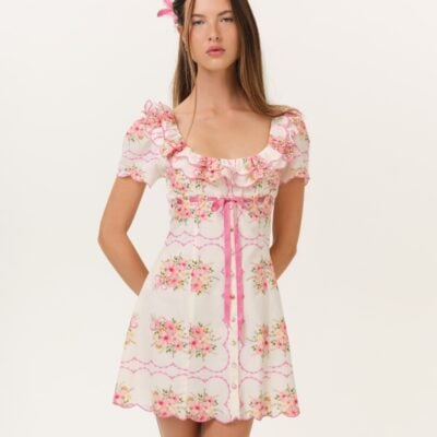 For Love & Lemons Scarlett Mini Dress - Image 1