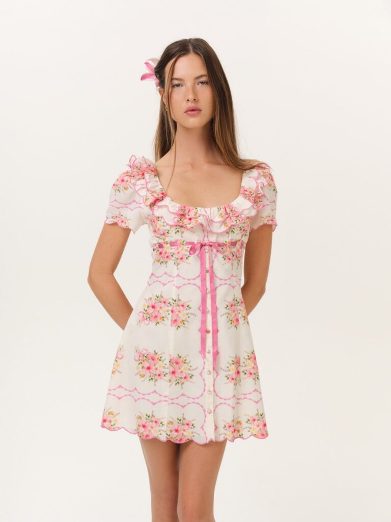 For Love & Lemons Scarlett Mini Dress - Image 1