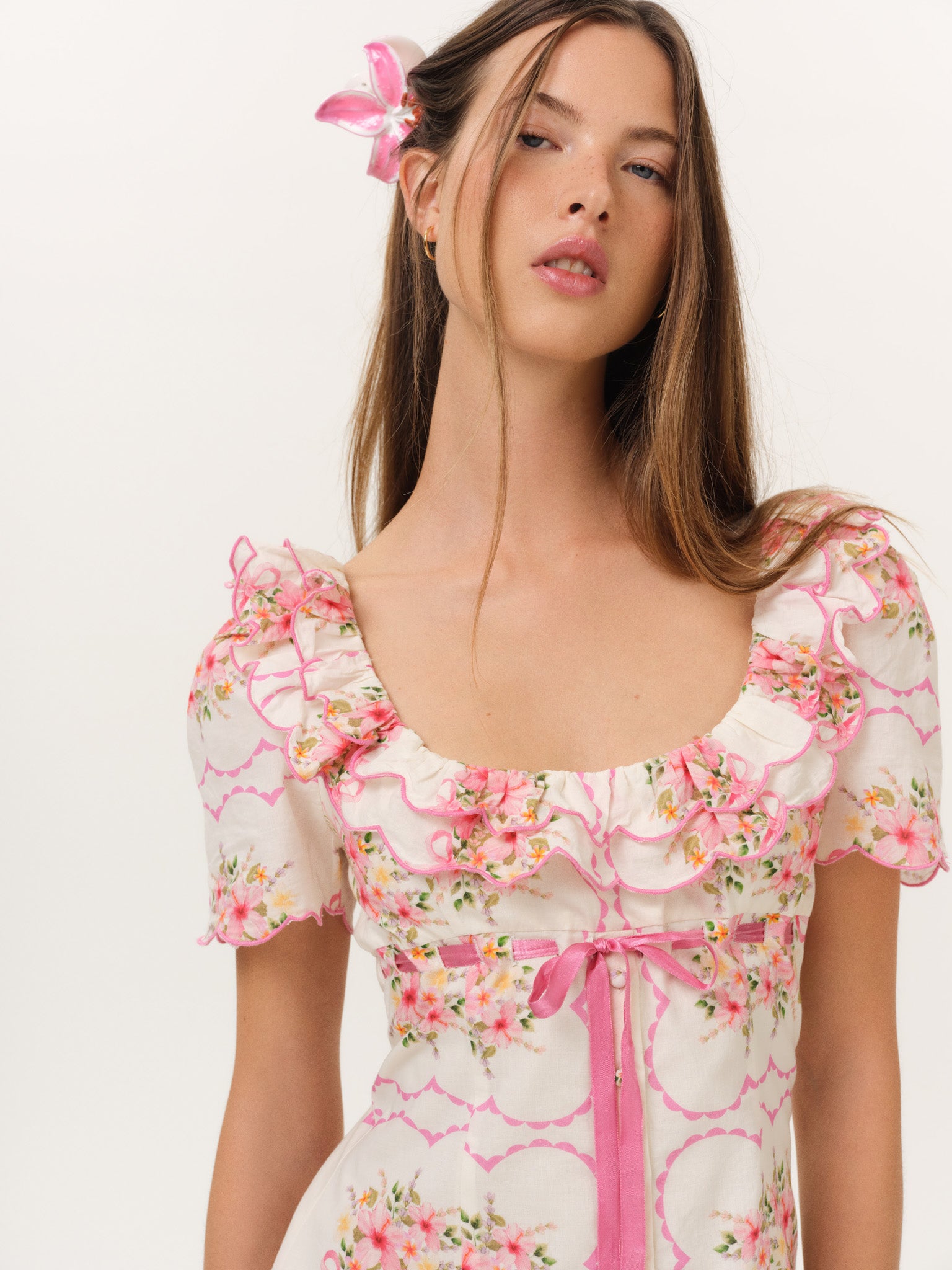 For Love & Lemons Scarlett Mini Dress - Image 3