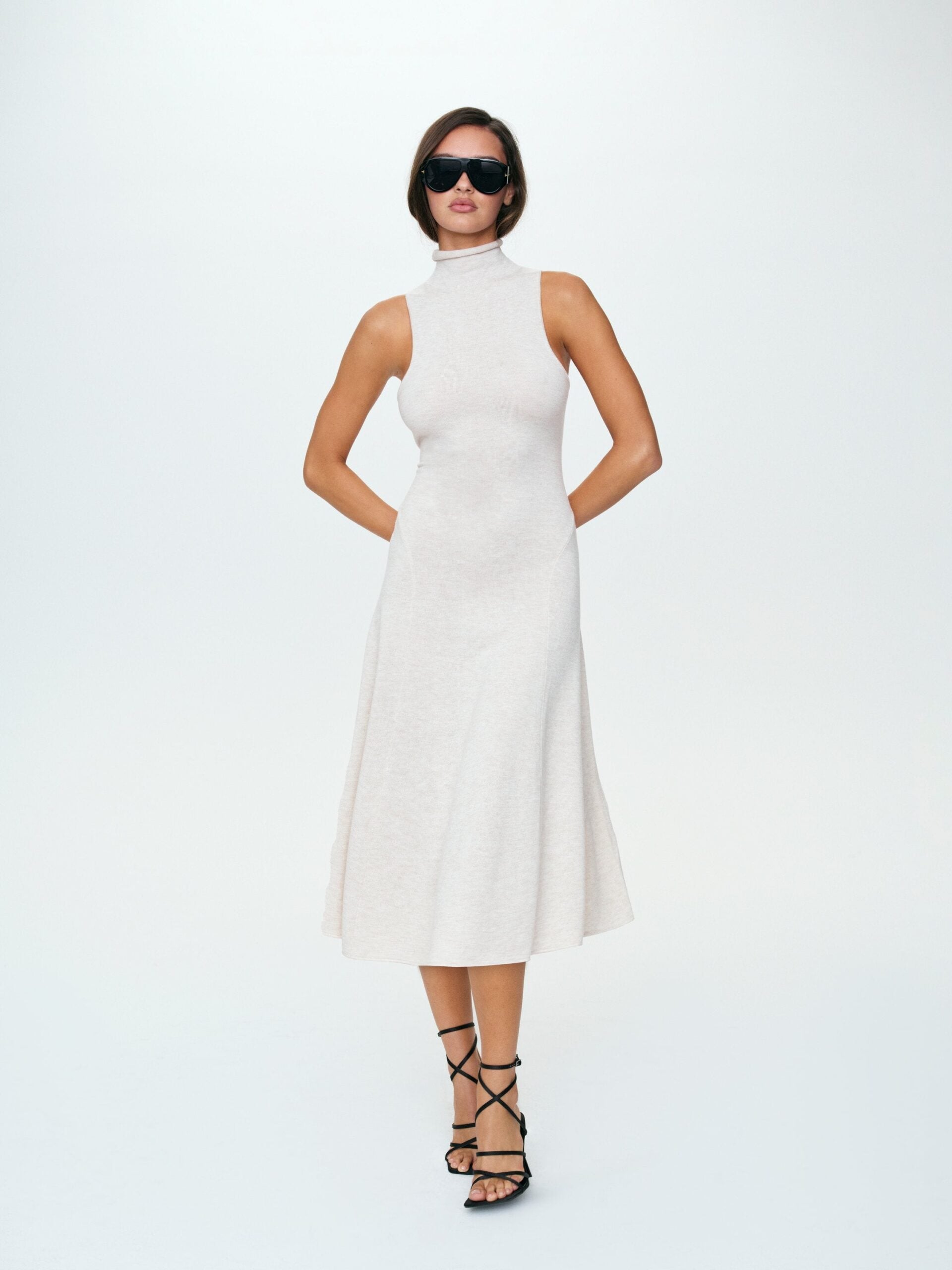 For Love & Lemons Rouzel Knit Midi Dress - Image 1