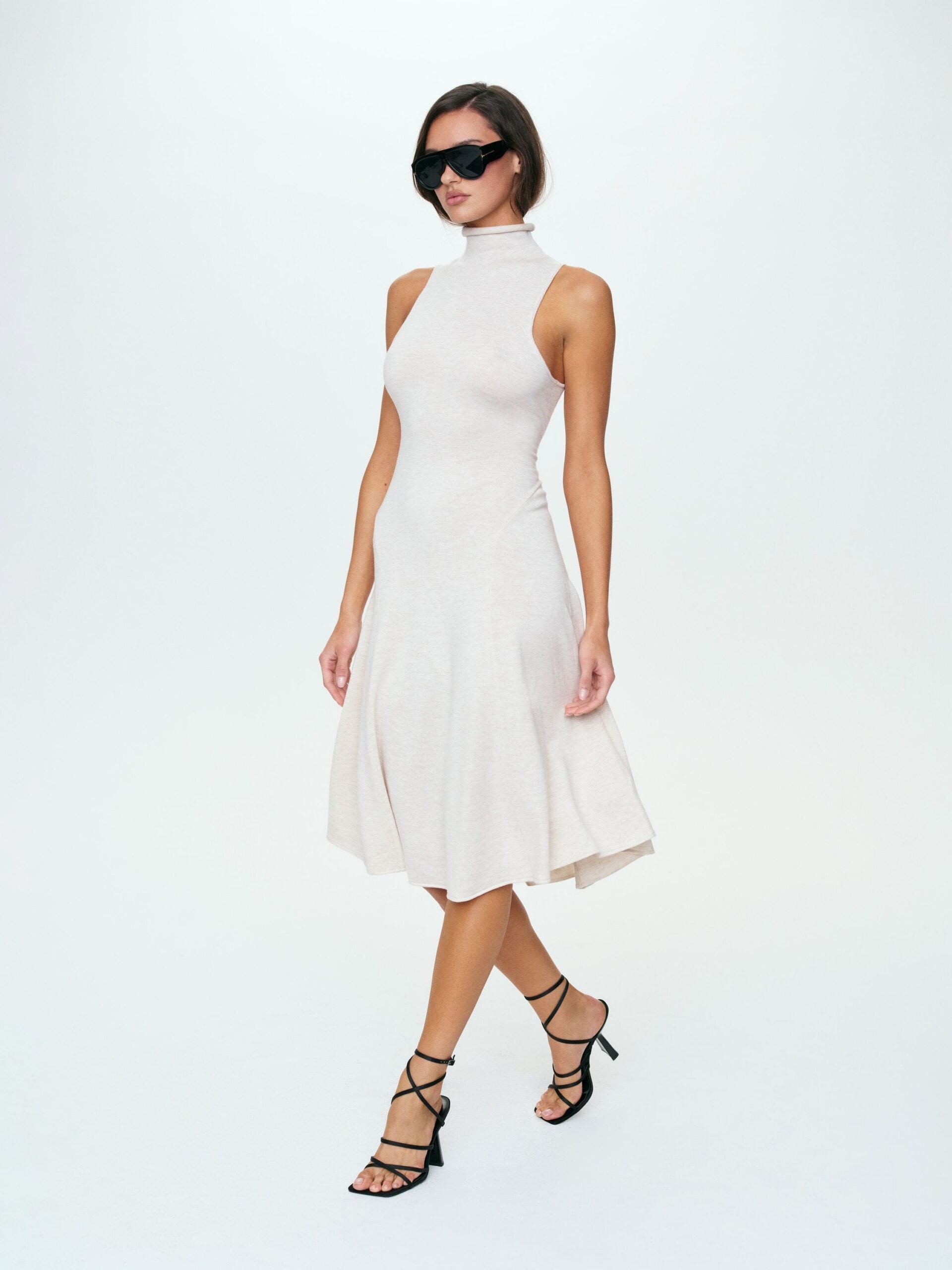 For Love & Lemons Rouzel Knit Midi Dress - Image 2