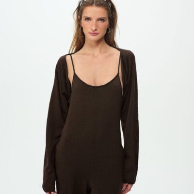For Love & Lemons Rouzel Knit Jumpsuit Set - Image 2