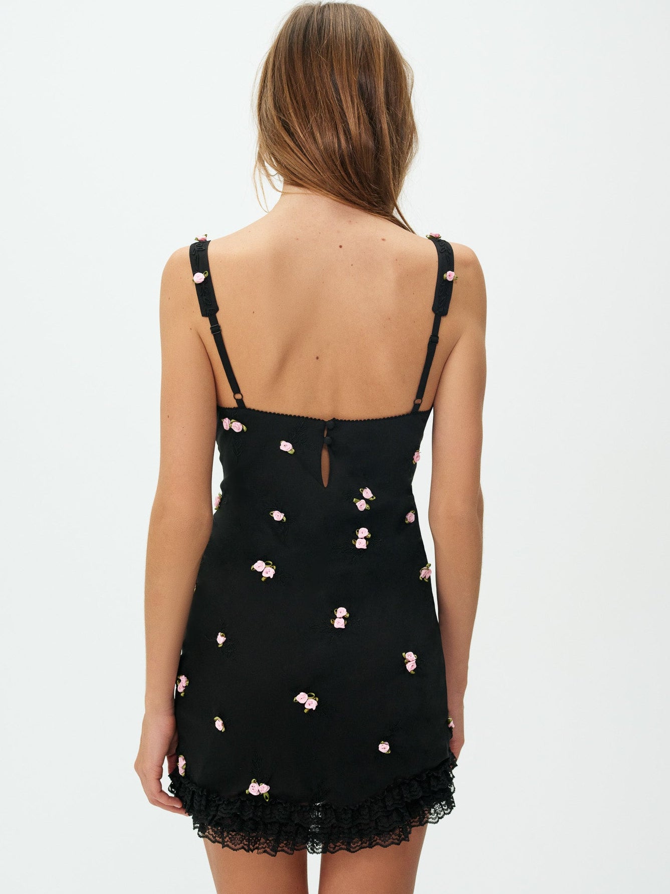 MNFO041026035745177_3 For Love & Lemons Rose Vine Mini Dress - Image 3