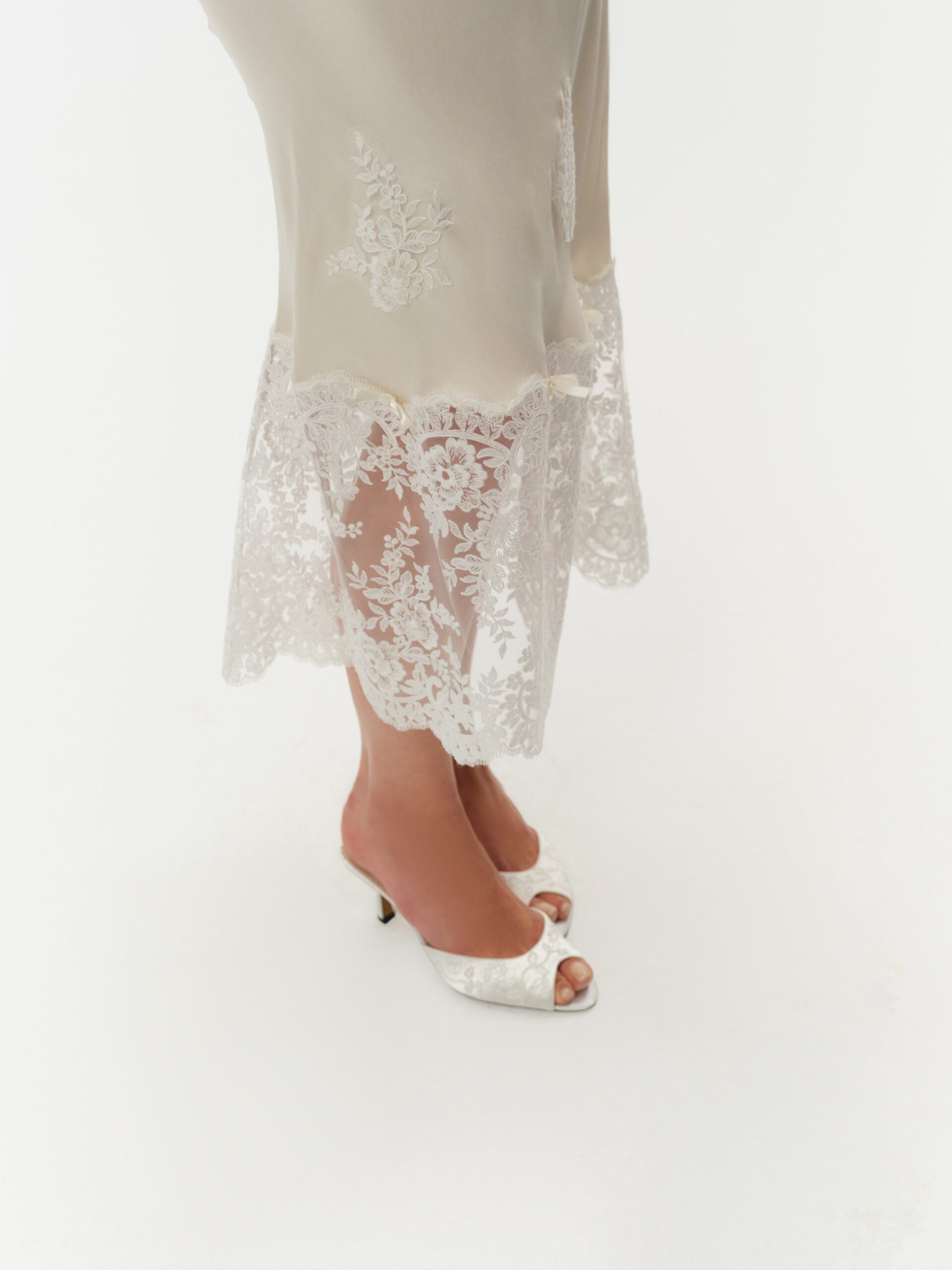 For Love & Lemons Rose Midi Skirt - Image 2