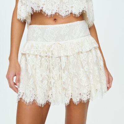 For Love & Lemons Rosa Mini Skirt - Image 1