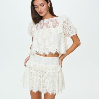For Love & Lemons Rosa Mini Skirt - Image 2
