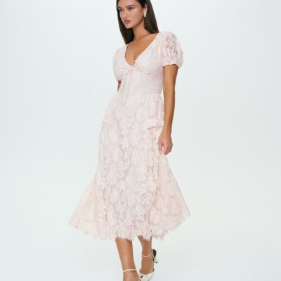 For Love & Lemons Rosa Midi Dress - Image 1