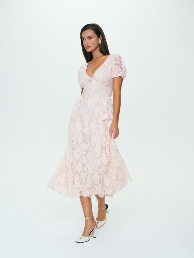 For Love & Lemons Rosa Midi Dress - Image 1