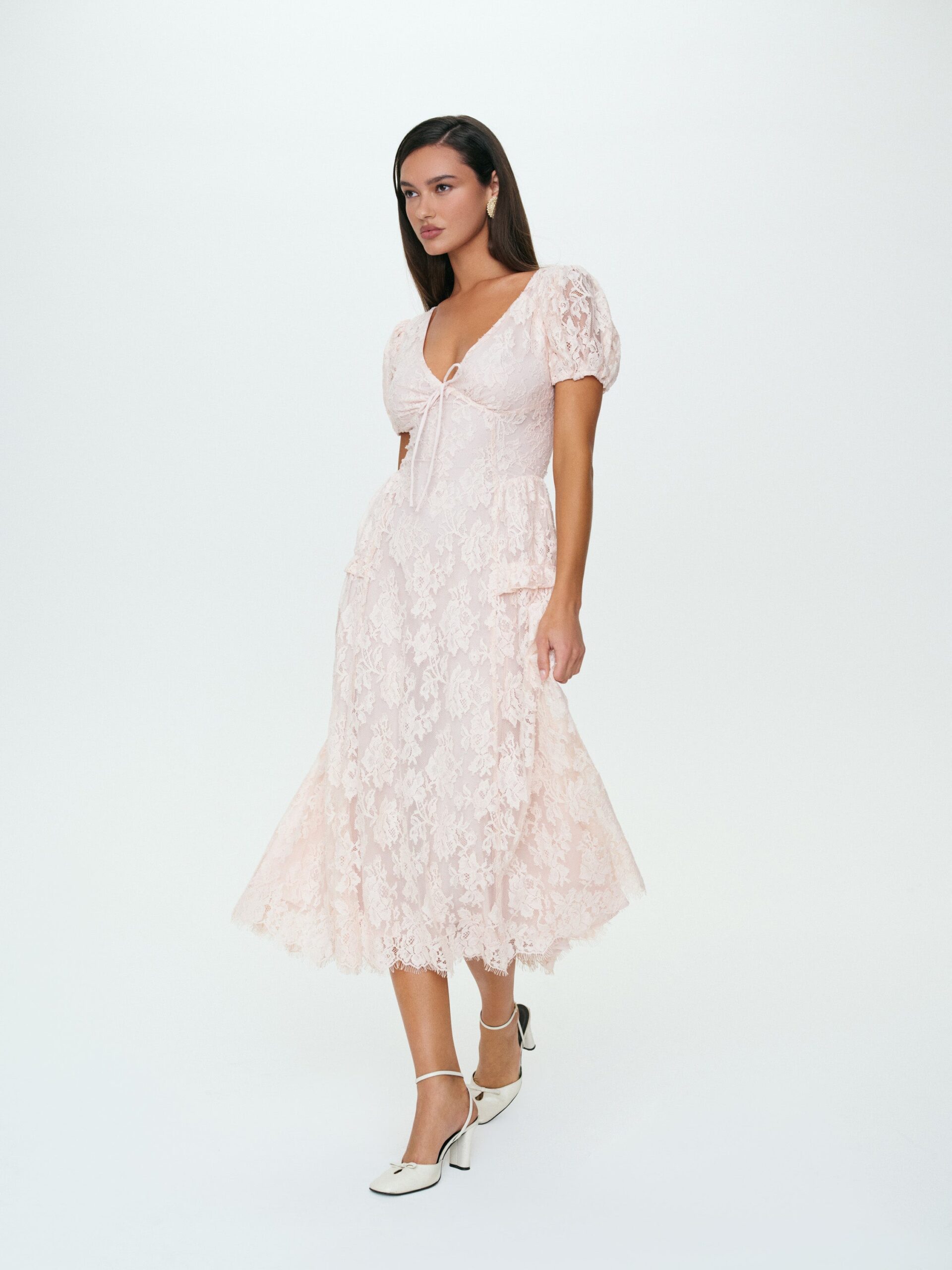 For Love & Lemons Rosa Midi Dress - Image 1