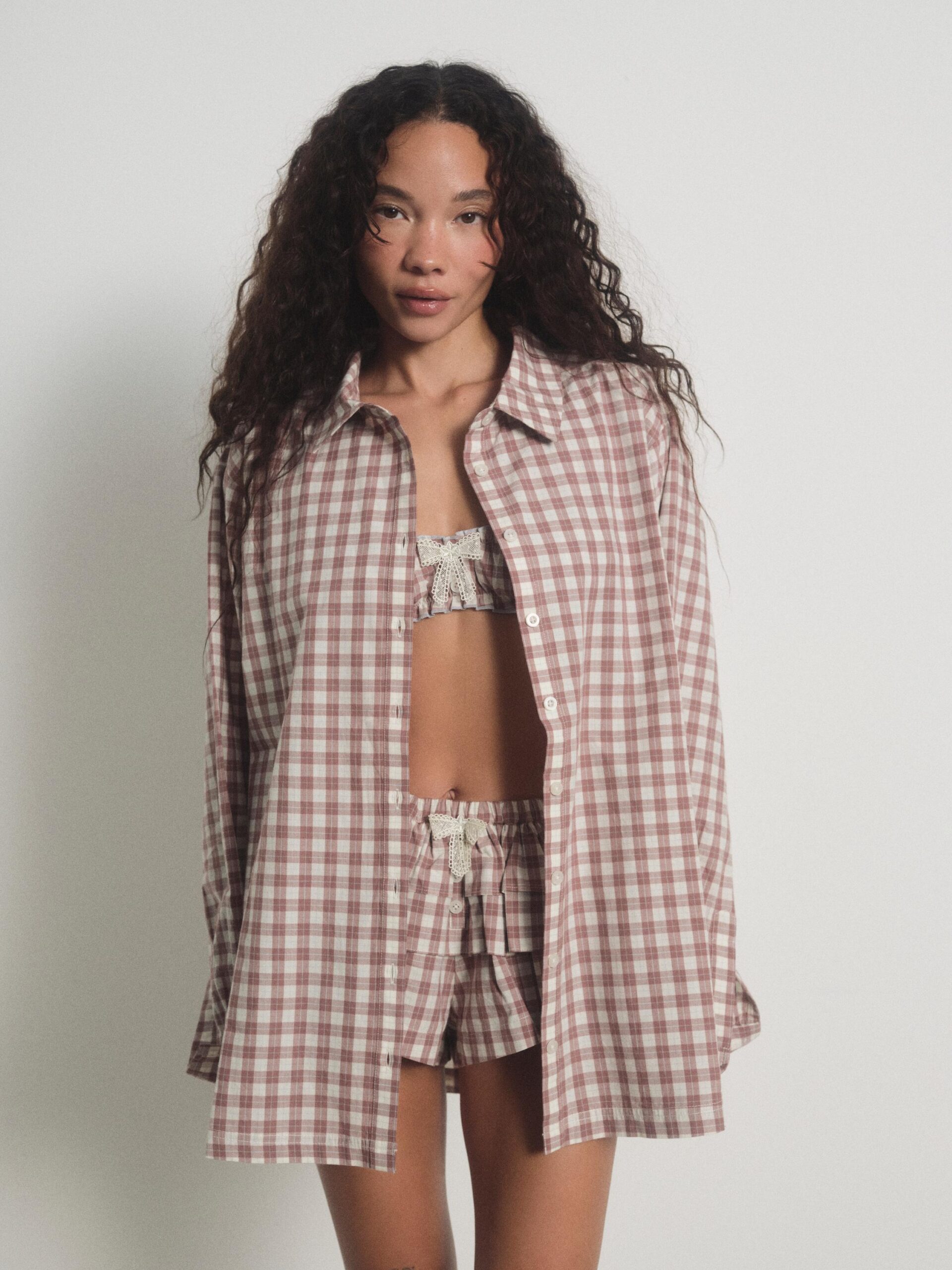 For Love & Lemons Poppy Gingham Button Down - Image 2