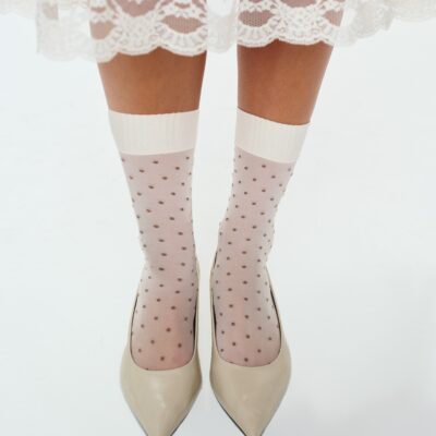 For Love & Lemons Polka Dot Knee Highs - Image 2