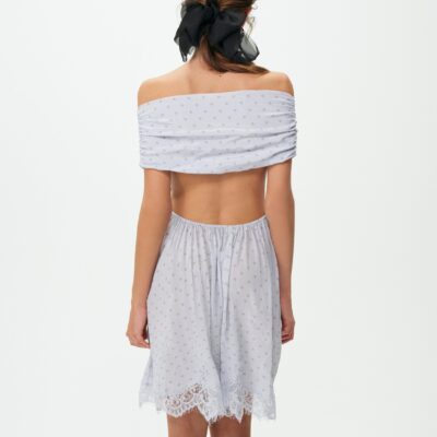 For Love & Lemons Piper Polka Dot Mini Dress - Image 2
