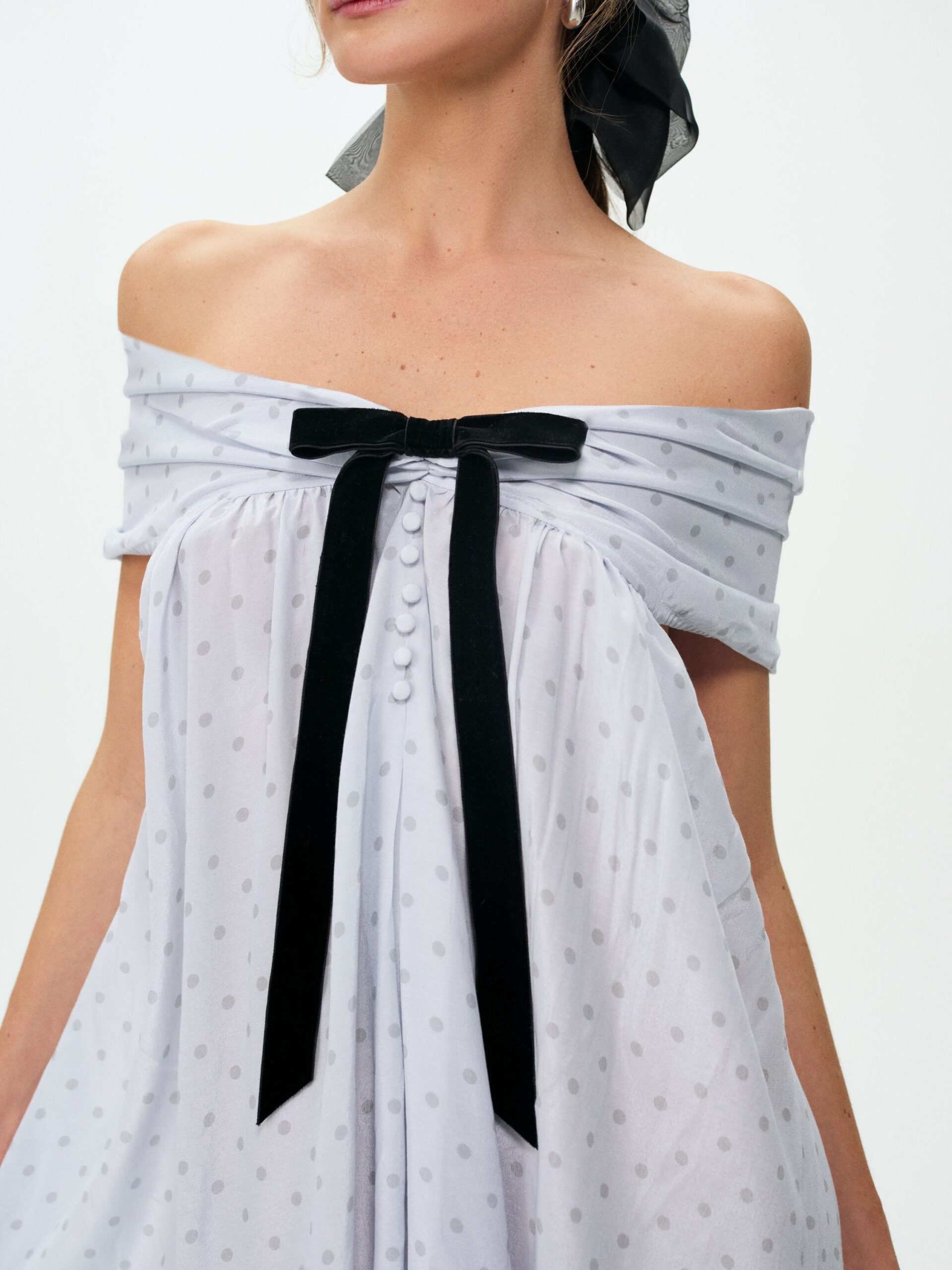 MNFO041026035745196_3 For Love & Lemons Piper Polka Dot Mini Dress - Image 3