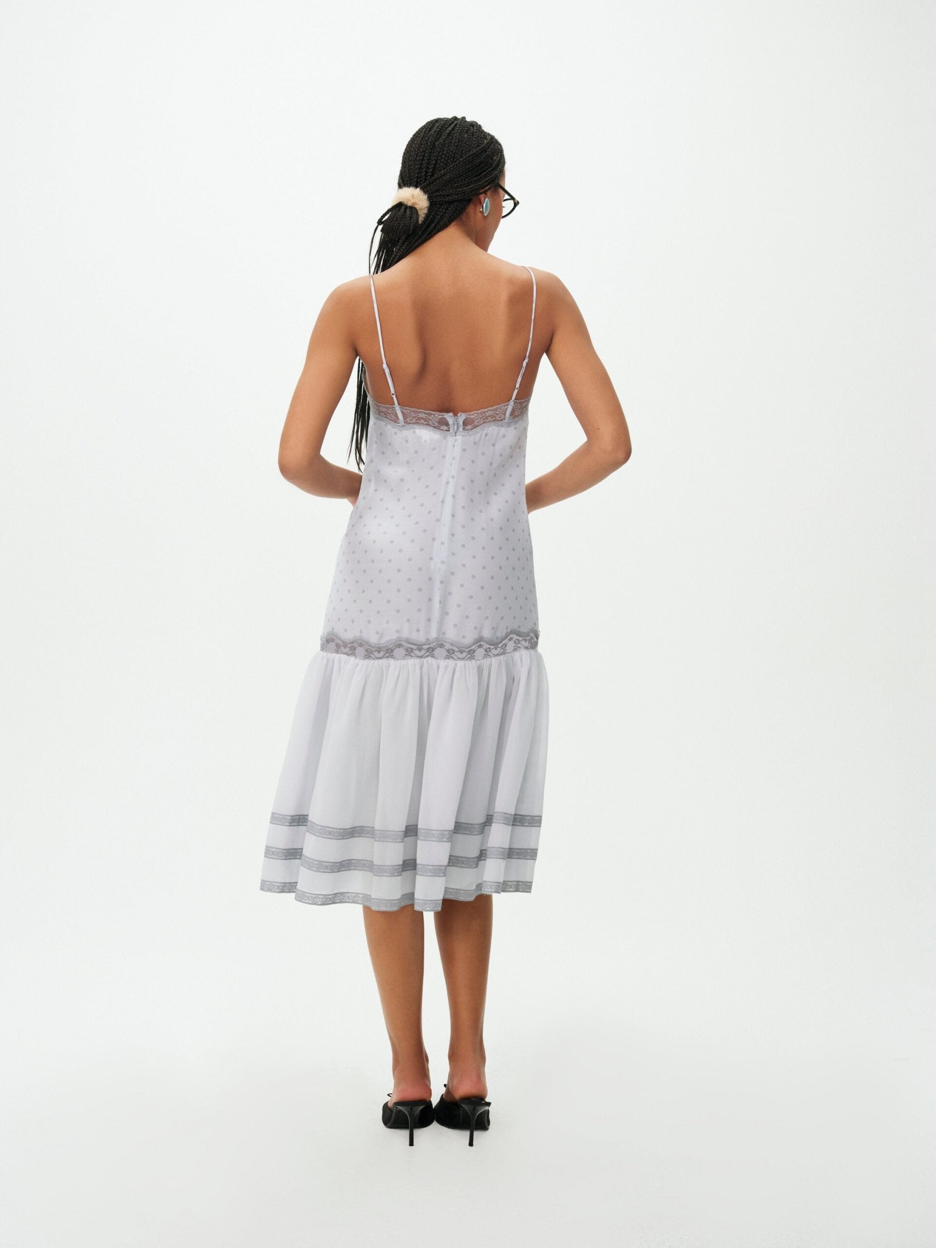 For Love & Lemons Piper Polka Dot Midi Dress - Image 2