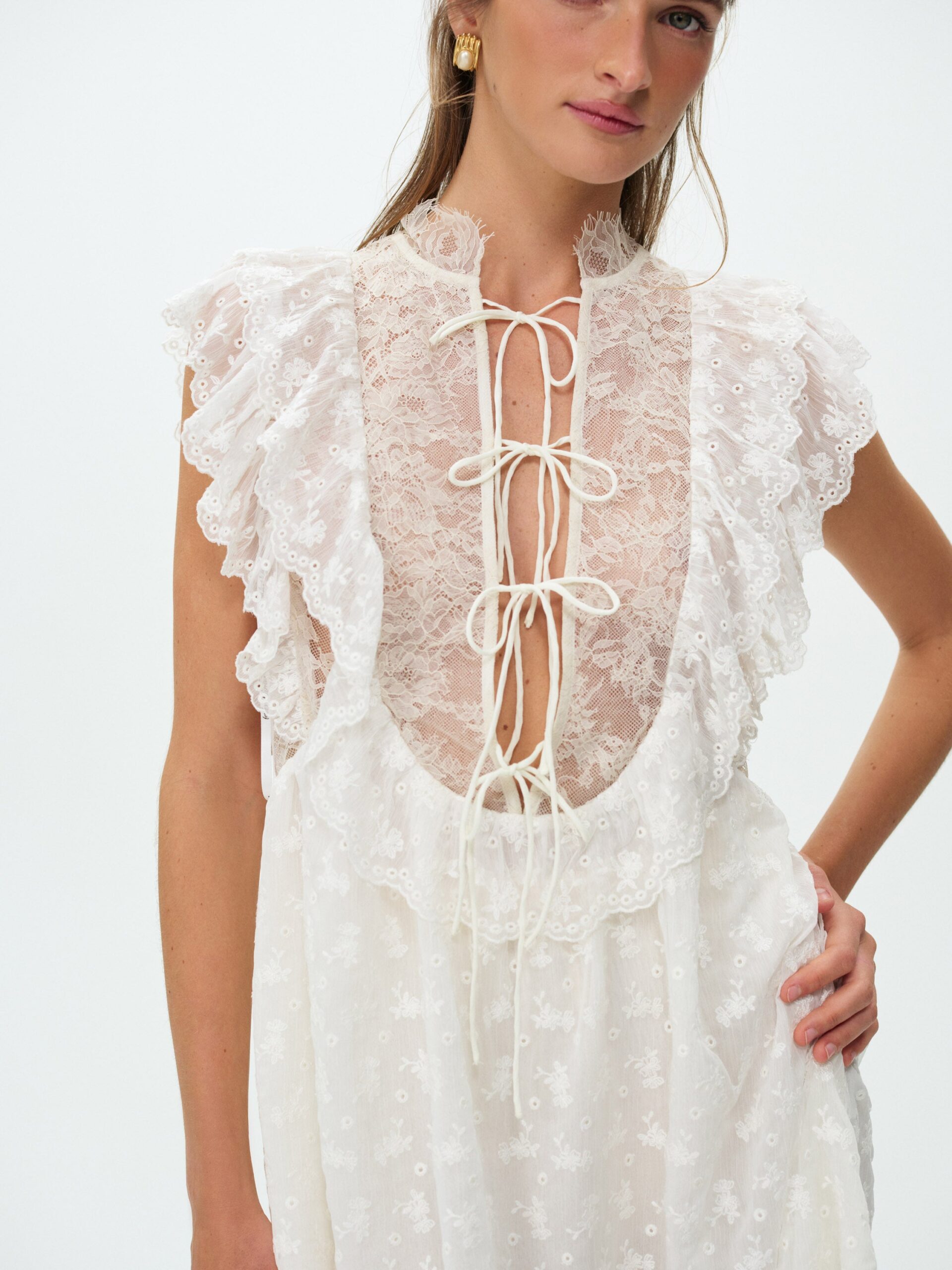 For Love & Lemons Penny Mini Dress - Image 2