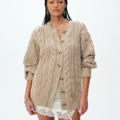 For Love & Lemons Nathalie Oversized Cardigan - Image 1