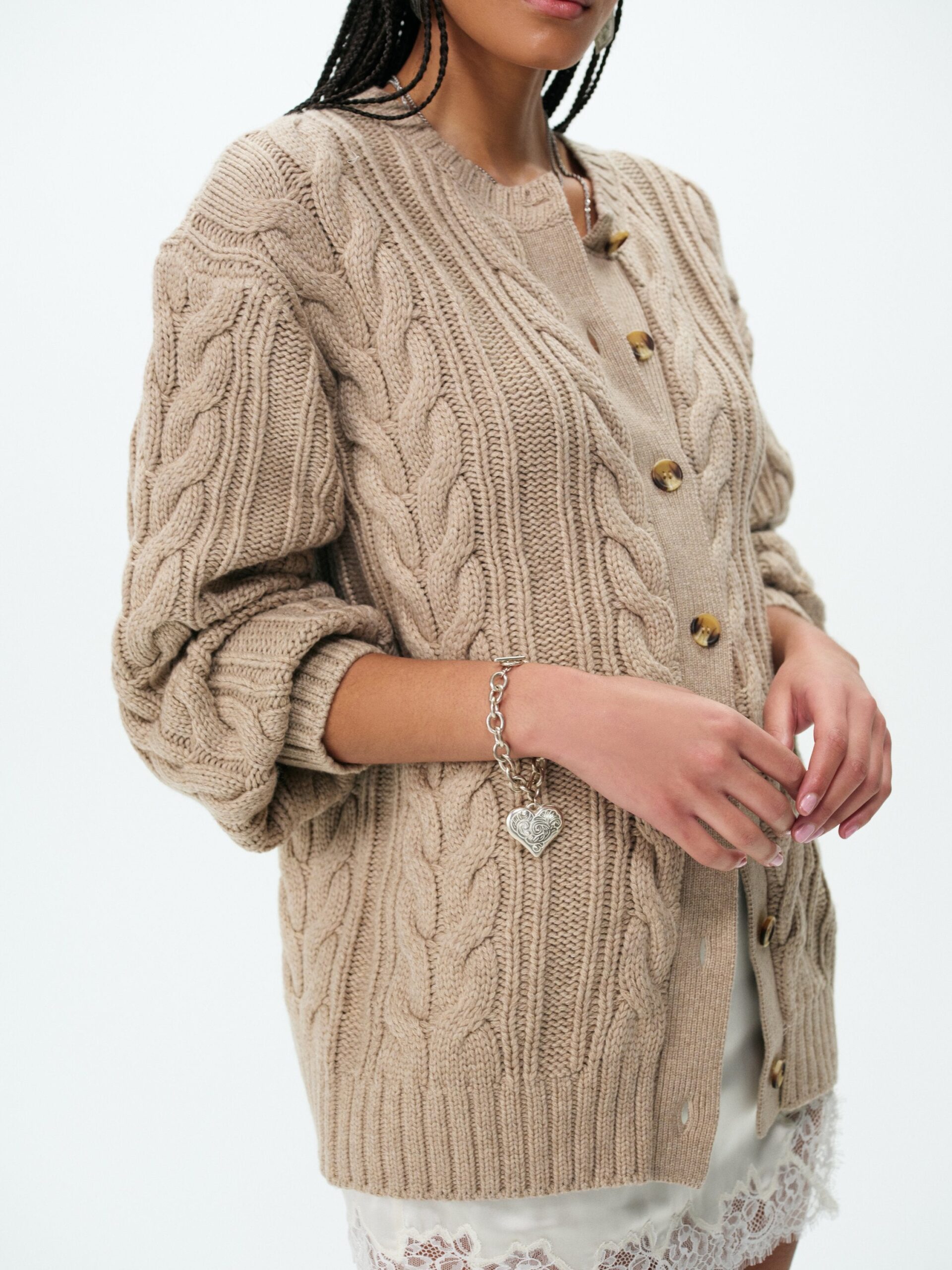 MNFO041026035745205_2 For Love & Lemons Nathalie Oversized Cardigan - Image 2