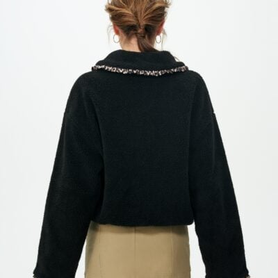 For Love & Lemons Natasha Sherpa Jacket - Image 2