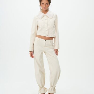 For Love & Lemons Michelle Denim Jacket - Image 1