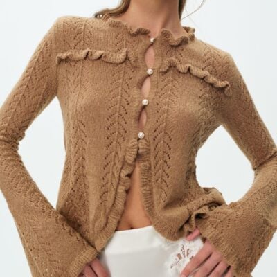 For Love & Lemons Merlot Top - Image 1