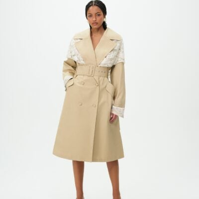 For Love & Lemons Maru Oversized Trench Coat - Image 1