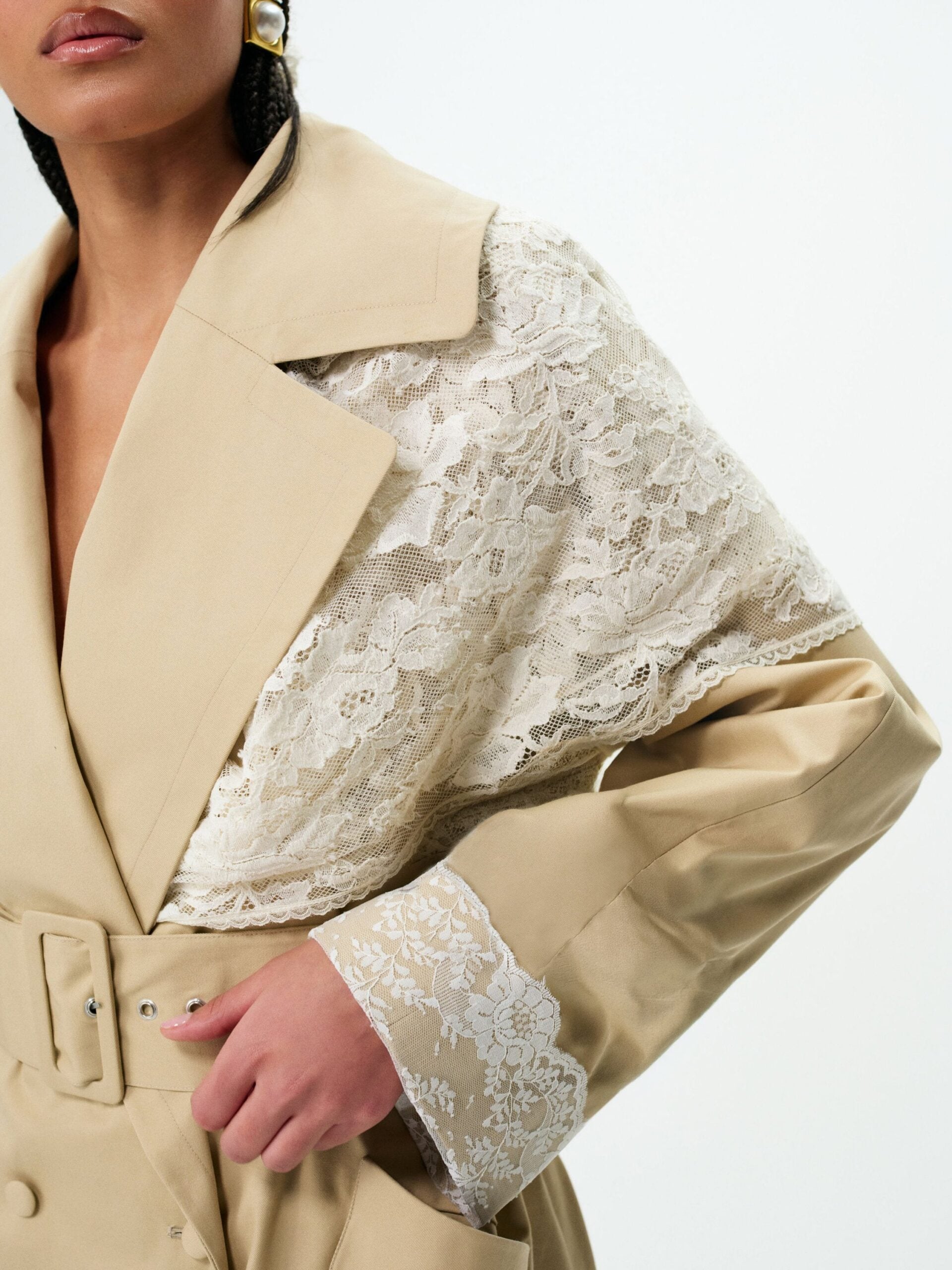 MNFO041026035745216_2 For Love & Lemons Maru Oversized Trench Coat - Image 2