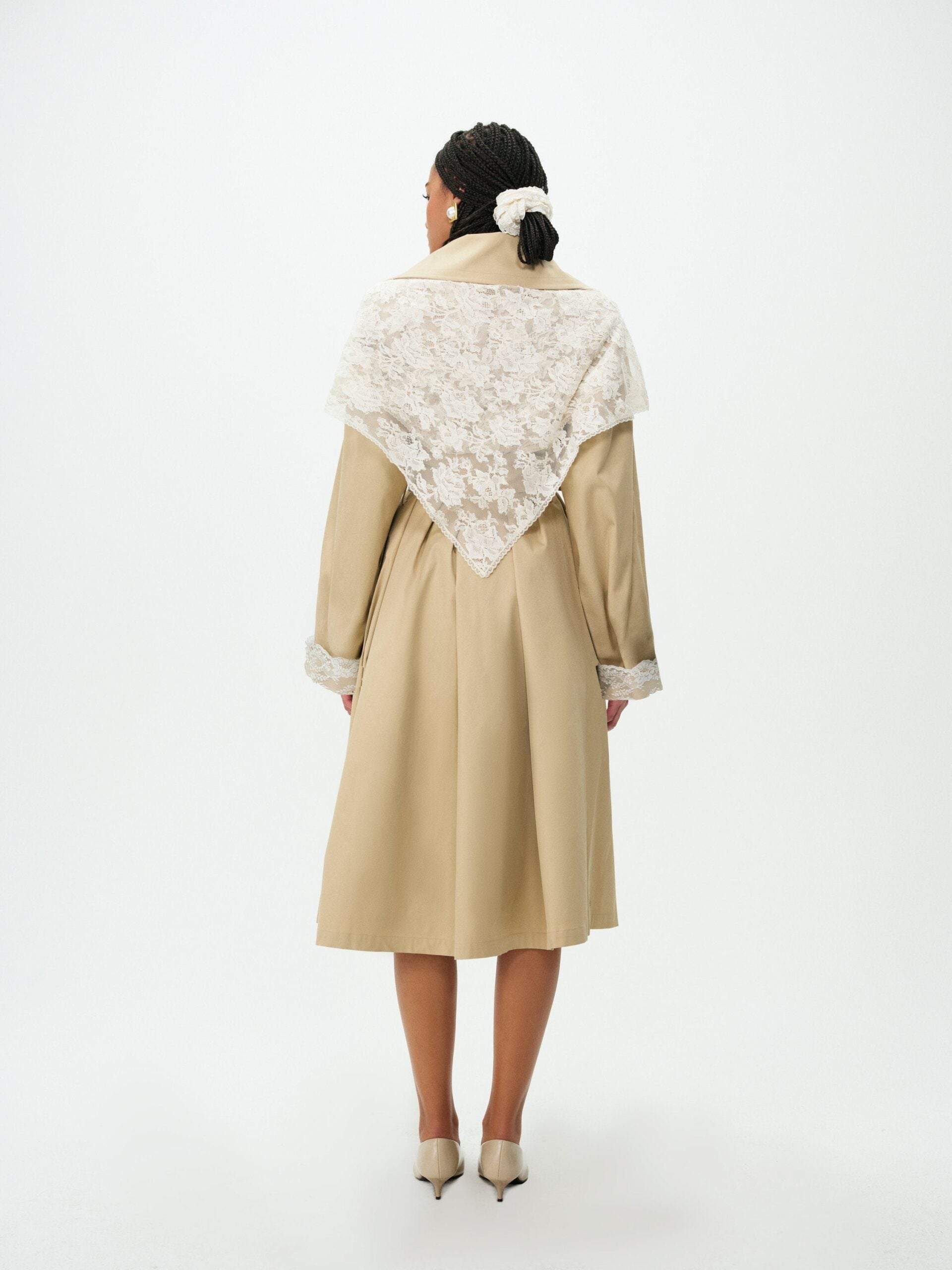MNFO041026035745216_3 For Love & Lemons Maru Oversized Trench Coat - Image 3