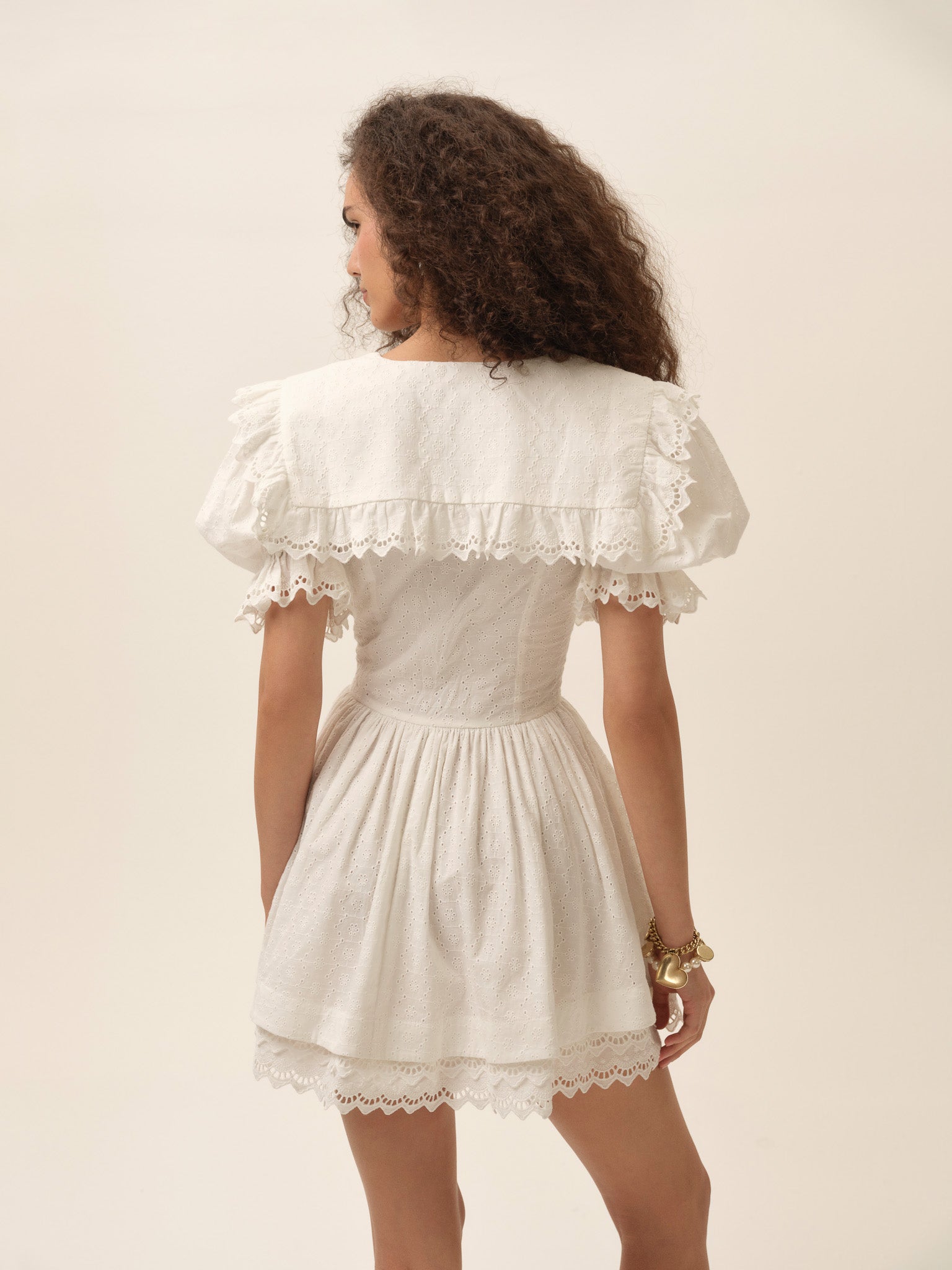 MNFO041026035745220_2 For Love & Lemons Marilyn Collared Mini Dress - Image 2