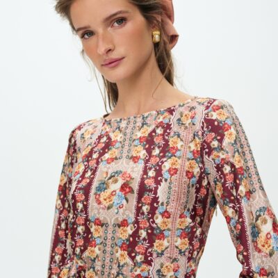 For Love & Lemons Maple Rose Mini Dress - Image 1