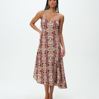 For Love & Lemons Maple Rose Midi Dress - Image 2